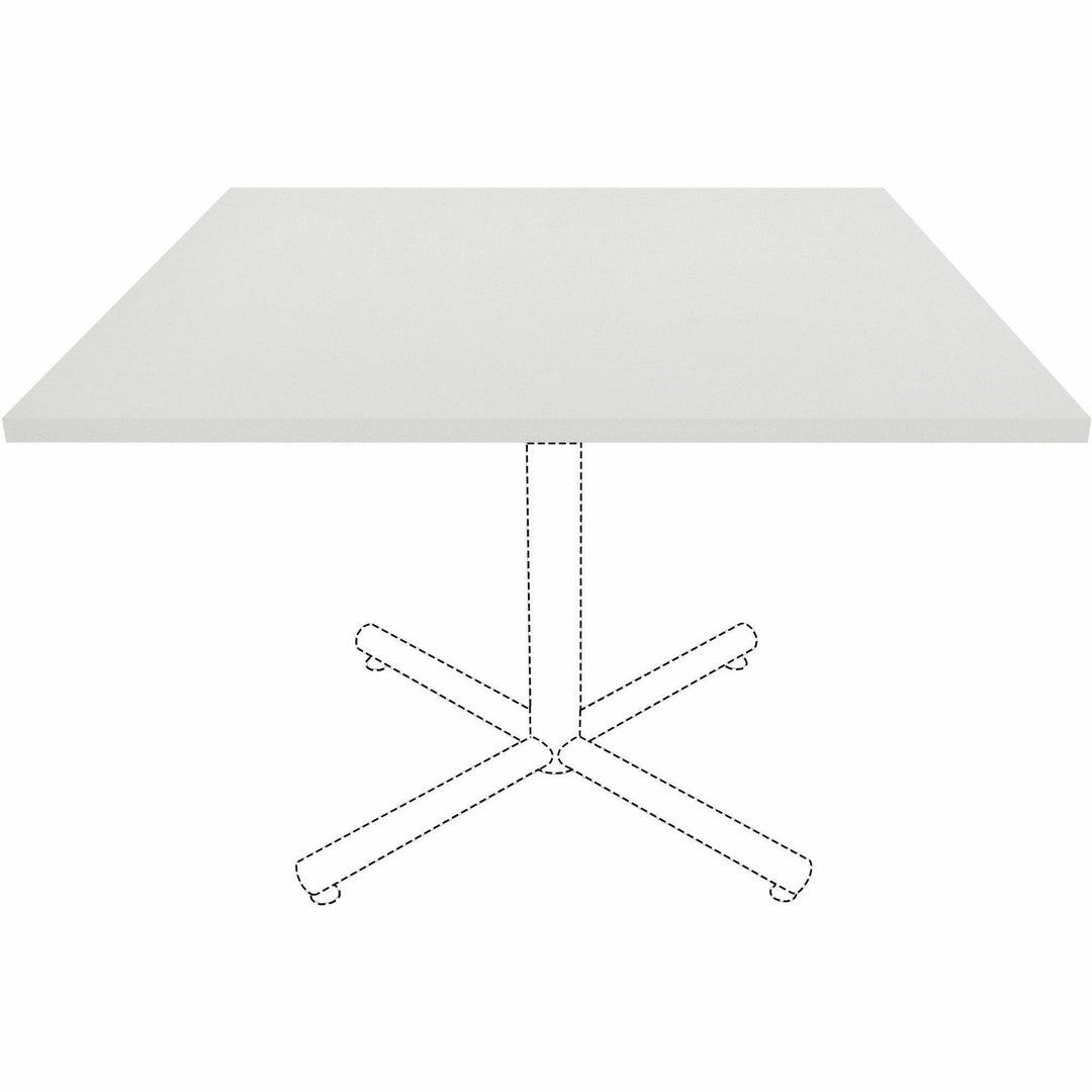 Image of Lorell Tabletop,f/LLR87241 Base,Laminate,42"x42"x1"Thick,White