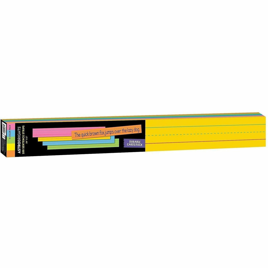 Image of Astrobrights® Sentence Strips, Medium, Assorted Colors, 100/Pack