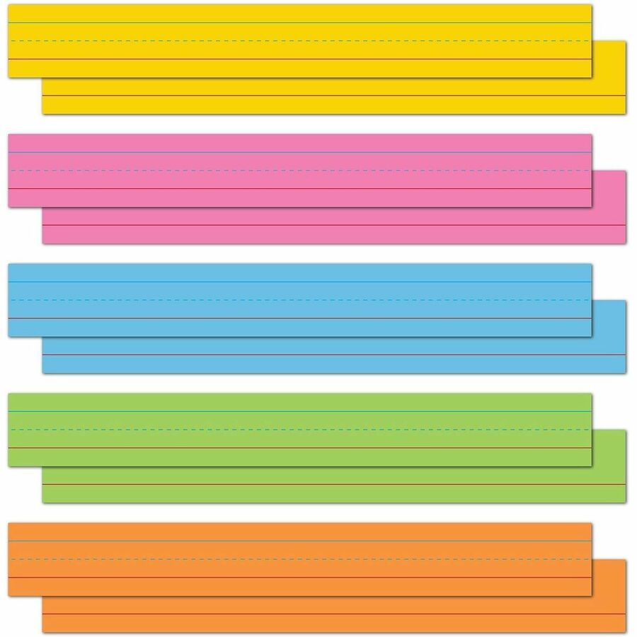 Image of Astrobrights® Sentence Strips, Medium, Assorted Colors, 100/Pack