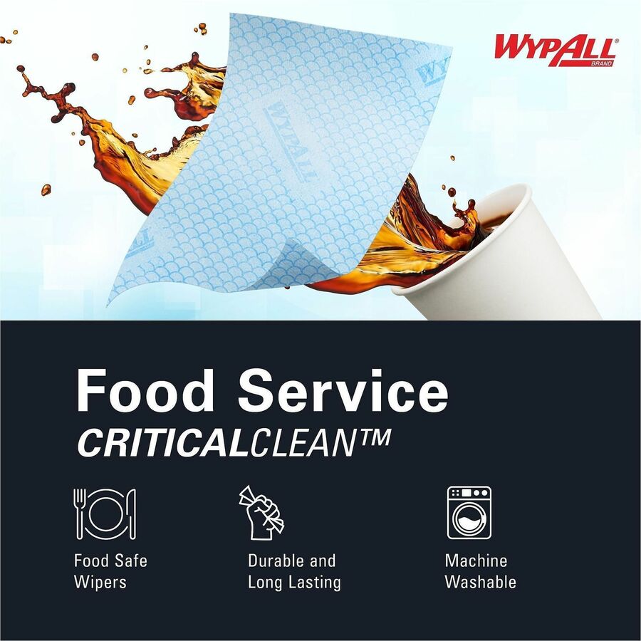 Image of Wypall CriticalClean 51636 Critical Clean Foodservice Cloths
