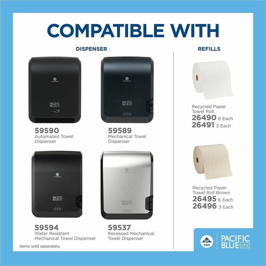 Image of Pacific Blue Ultra 59594 High Cap Touchless Towel Dispenser