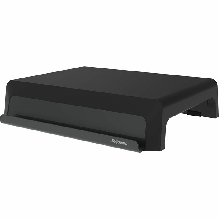 Image of Fellowes® Breyta Monitor Stand, 13.94" x 11.97" x 3.25" to 6", Black, Supports 33 lbs