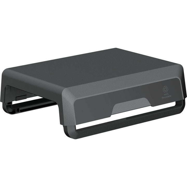 Image of Fellowes® Breyta Monitor Stand, 13.94" x 11.97" x 3.25" to 6", Black, Supports 33 lbs