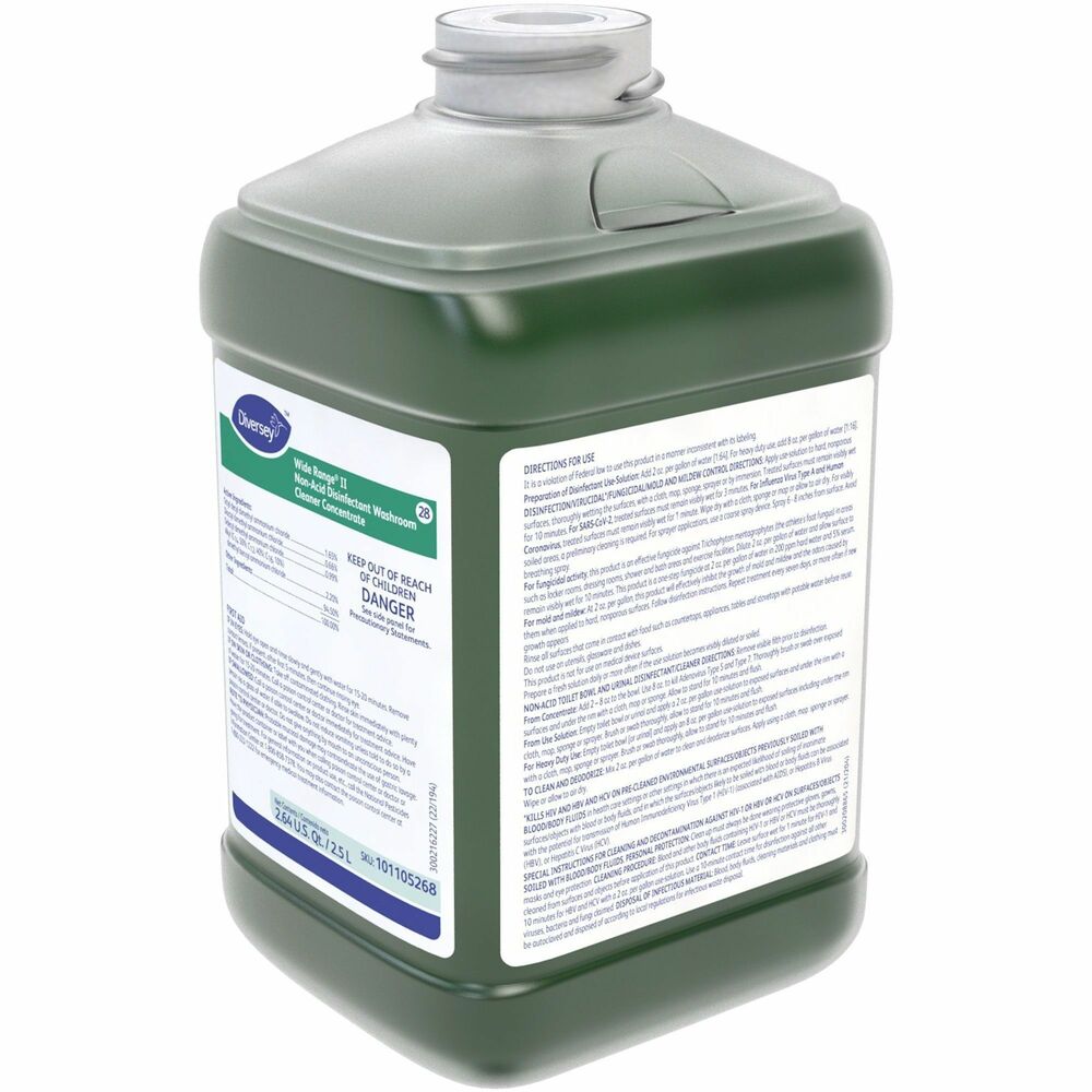 Image of Diversey Disinfectant Cleaner,Non-Acid,J-Fill,2.5L,2/CT,GN