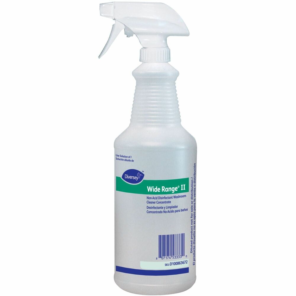 Image of Diversey Spray Bottle,Empty,f/Wide Range II,32oz Capacity,CL