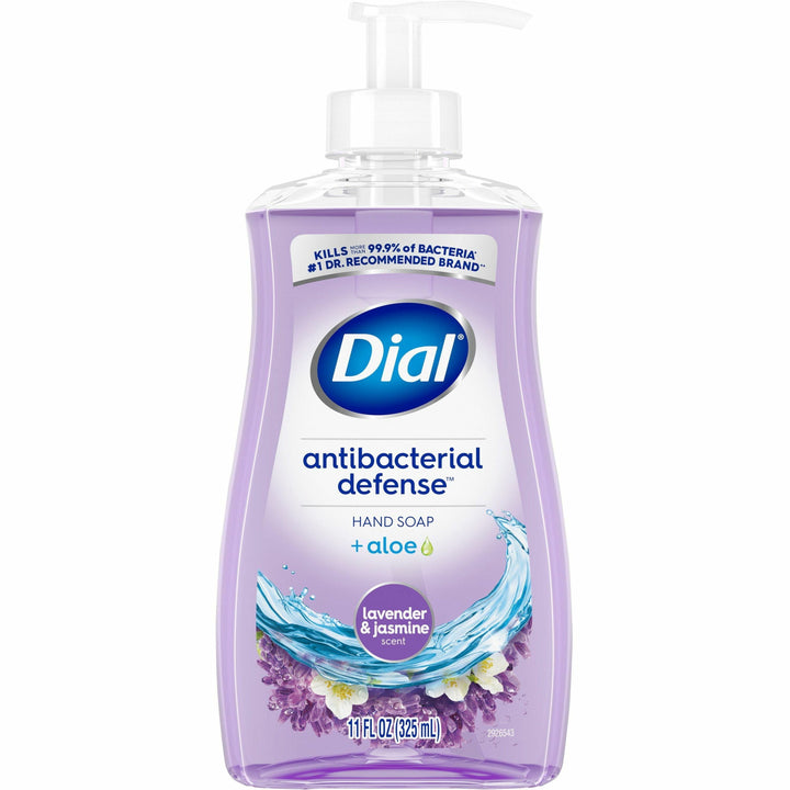 Image of Dial® Hand Soap,Antibacterial,Liquid,Lavender,11oz,12/CT,Purple