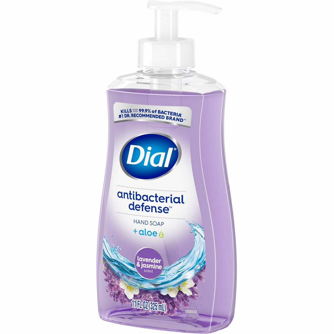 Image of Dial® Hand Soap,Antibacterial,Liquid,Lavender,11oz,12/CT,Purple