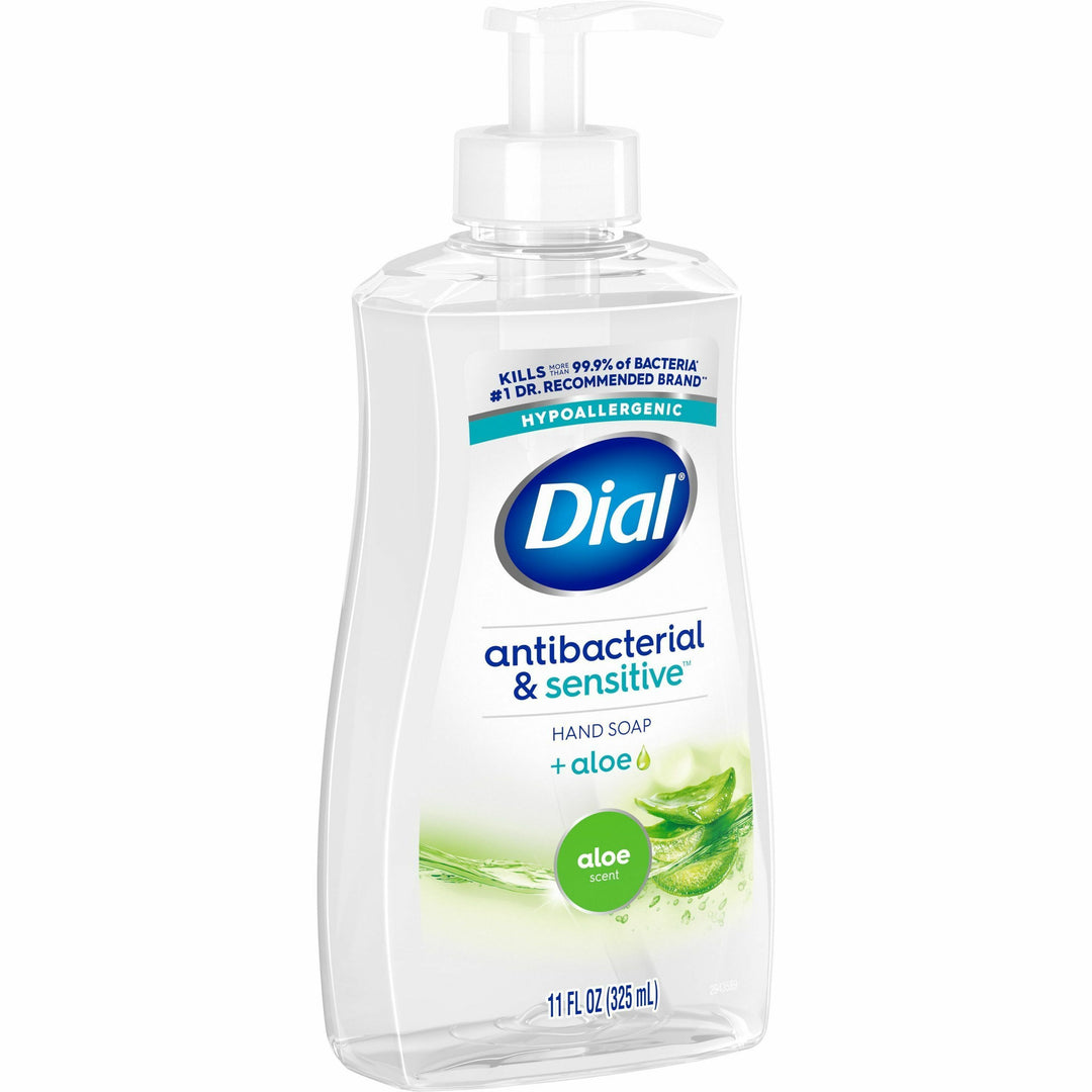 Image of Dial® Hand Soap,Liquid,Antibacterial,Sensitive Skin,11oz,12/CT,GN