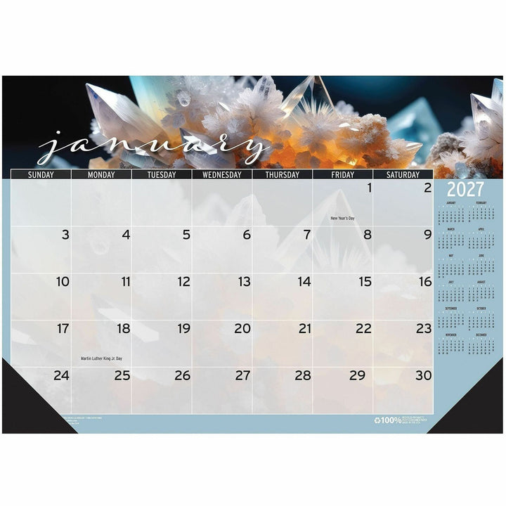 Image of House of Doolittle 1486 Recycled Macro View Desk Pad