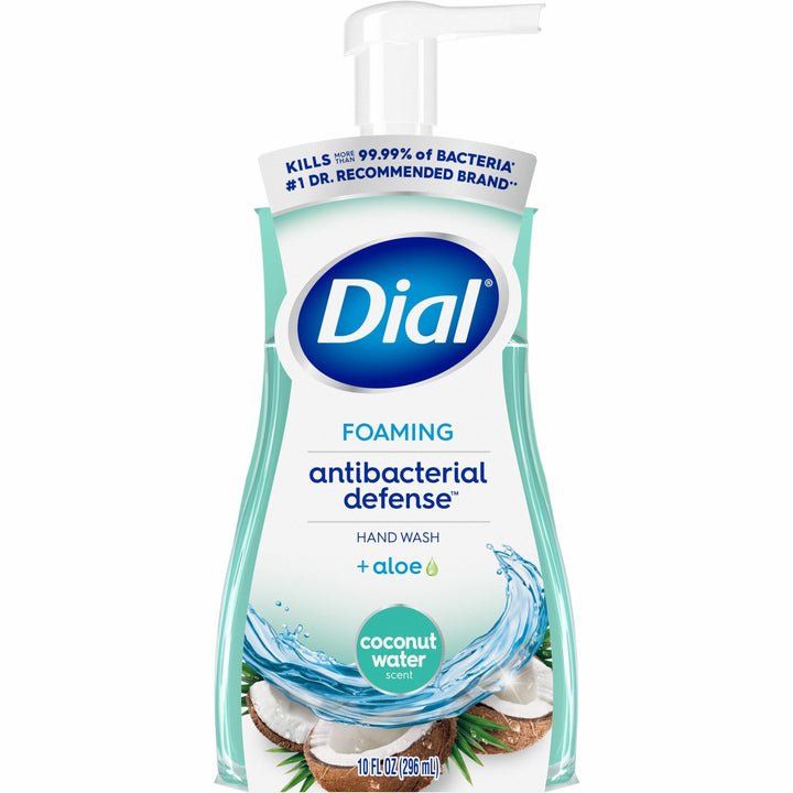 Image of Dial® Hand Soap,Foaming,Antibacterial,10oz,8/CT,Coconut Water