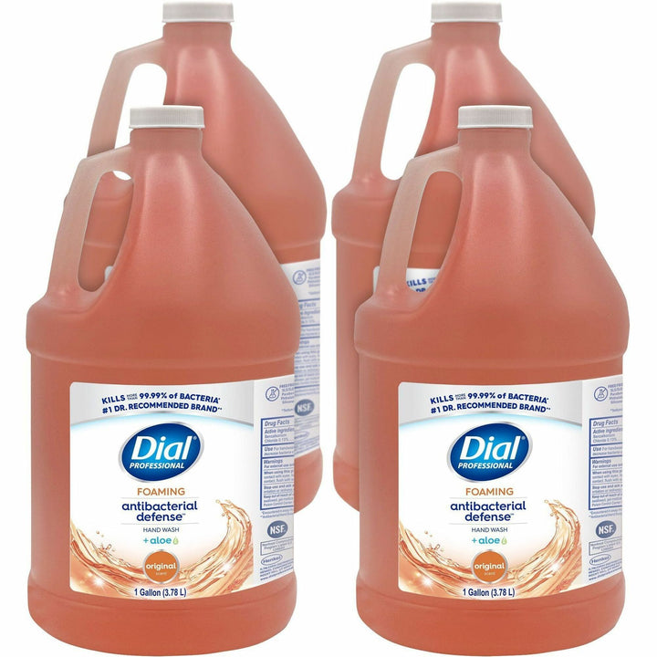 Image of Dial® Handwash,Foaming,Antibacterial,Gold,Orange,1 Gallon,4/CT,OE