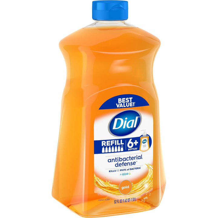 Image of Dial® Hand Soap,Antibacterial,Liquid,Gold,52oz,3/CT,Orange