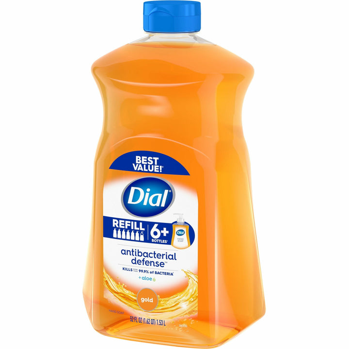 Image of Dial® Hand Soap,Antibacterial,Liquid,Gold,52oz,3/CT,Orange
