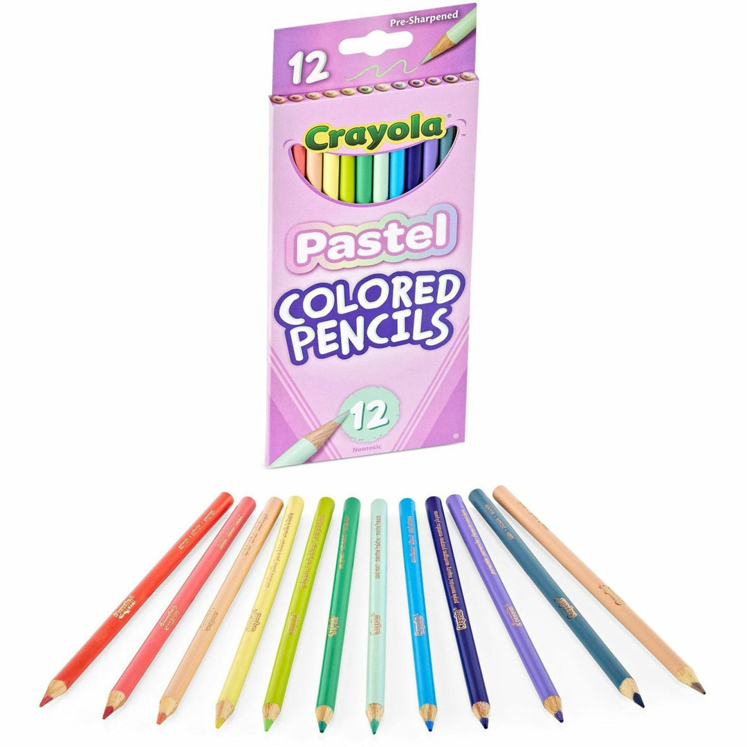 Image of Crayola® Pencils, 3.3mm Colored Lead, 12 Colors, 12/PK, Assorted