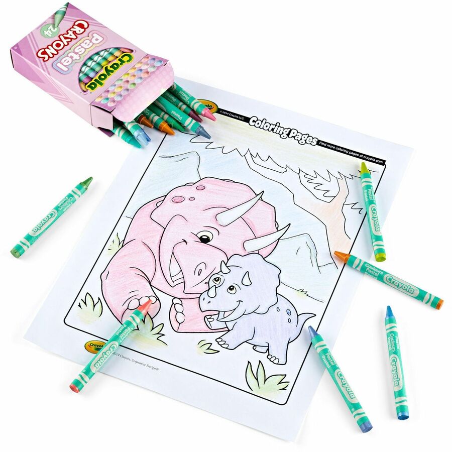 Image of Crayola® Crayons, 24 Different Colors, 24/PK, Assorted