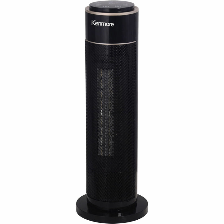 Image of ESM Heater,Tower,Oscillating,2 Settings,Remote,Timer,21"H,BK