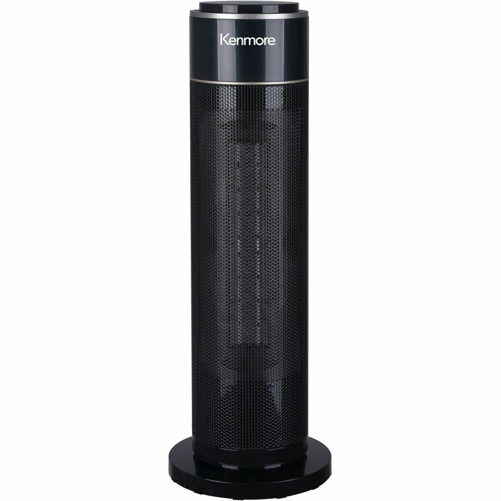 Image of ESM Heater,Tower,Oscillating,2 Settings,Remote,Timer,21"H,BK