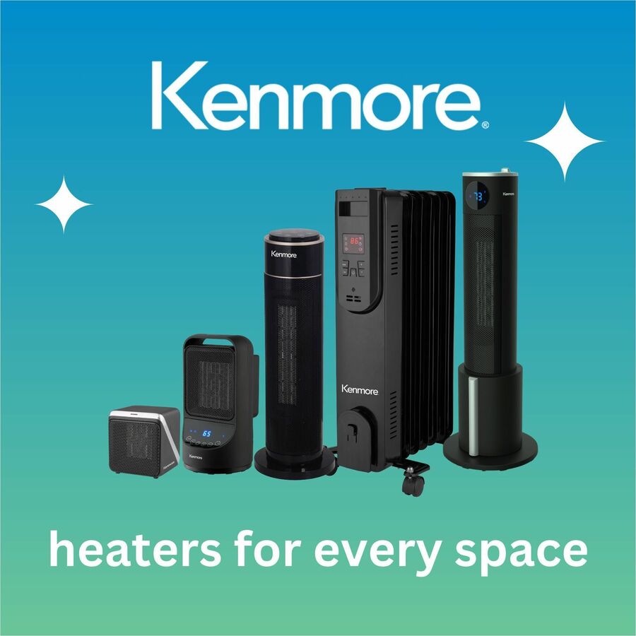 Image of ESM Heater,w/Humidifier,Tower,3 Speeds,Remote,29"H,BK