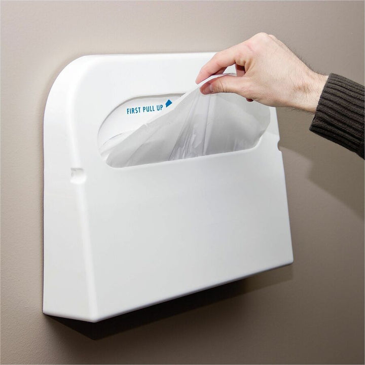 Image of Hospeco DS5000 Discreet TSC Half-Fld 20 250 S, Half-fold, For Public Toilet, White, Fiber, 250/Pack, 20 / Carton