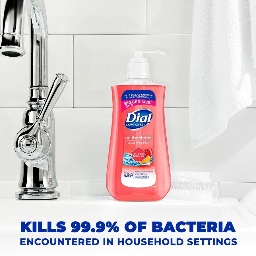 Image of Dial® Hand Soap,Liqd,Antibacterial,Pomgnte/Tangerine,11oz,12/CT,RD