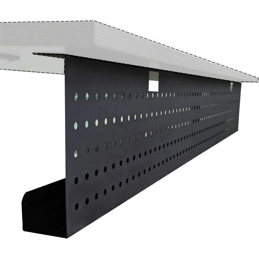 Image of Lorell Modesty Panel,f/60"Top,54"x3"x10",Black