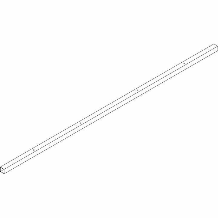 Image of Lorell Stiffener Bar,f72" Top,54"x1"x1",Black