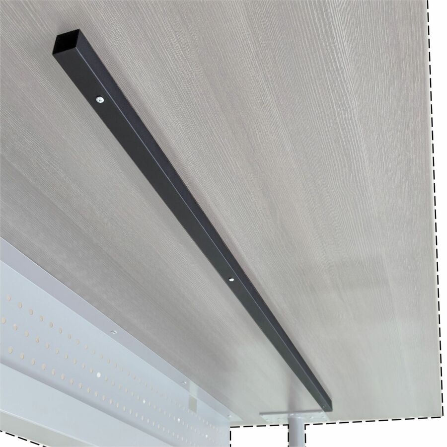 Image of Lorell Stiffener Bar,f72" Top,54"x1"x1",Black