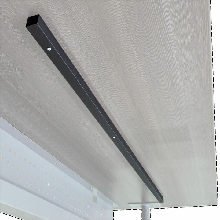Image of Lorell Stiffener Bar,f72" Top,54"x1"x1",Black