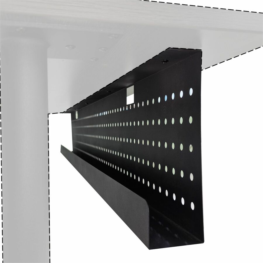 Image of Lorell Modesty Panel,f/72"Top,66"x3"x10",Black