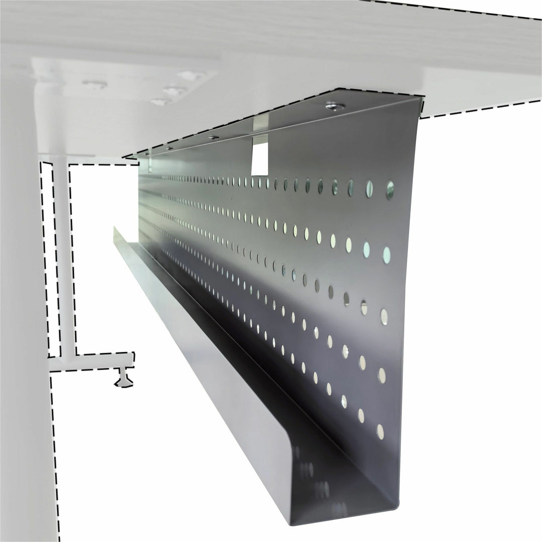 Image of Lorell Modesty Panel,f/72"Top,66"x3"x10",Silver