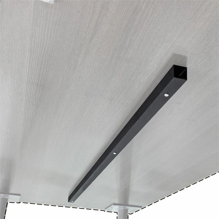 Image of Lorell Stiffener Bar,f60" Top,42"x1"x1",Black
