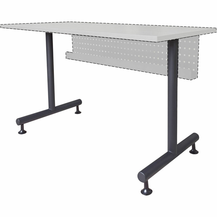 Image of Lorell Base,T-Leg,f/Invent Table,5"x22"x28.5",Black