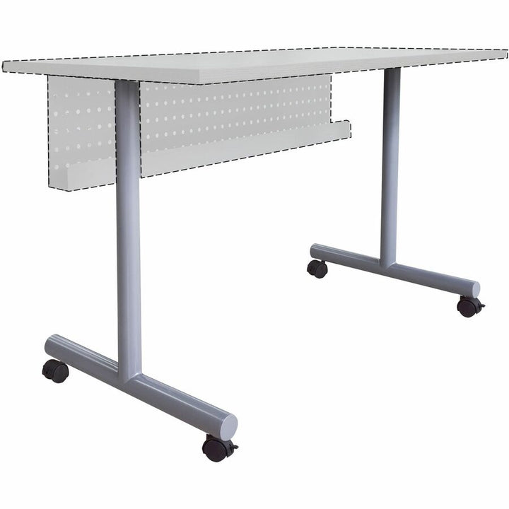 Image of Lorell Base,T-Leg,f/Invent Table,5"x22"x28.5",Silver