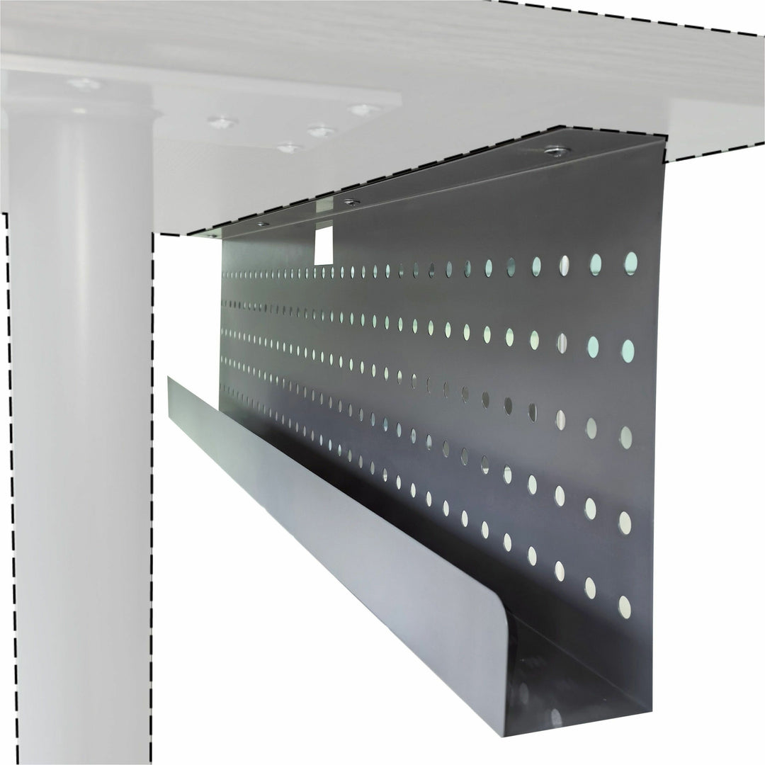 Image of Lorell Modesty Panel,f/48"Top,42"x3"x10",Silver