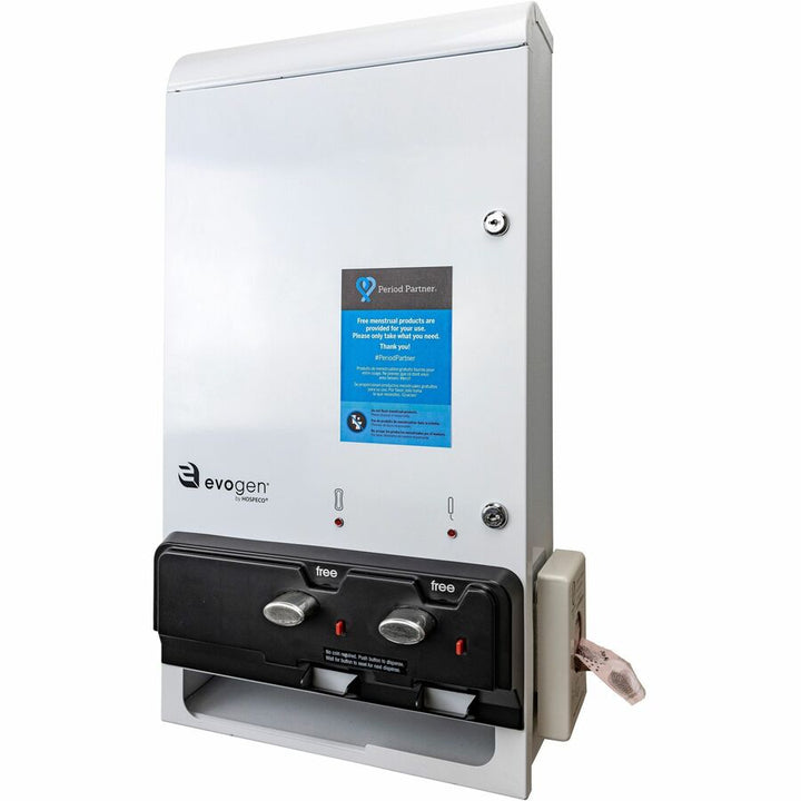 Image of Impact® Hygiene Dispenser, Dual Vendor, 14.24"x6.87"x29.25", White