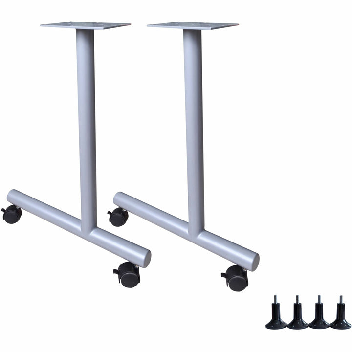 Image of Lorell Base,C-Leg,f/Invent Table,5"x22"x28.5",Silver