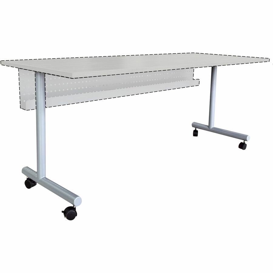 Image of Lorell Base,C-Leg,f/Invent Table,5"x22"x28.5",Silver