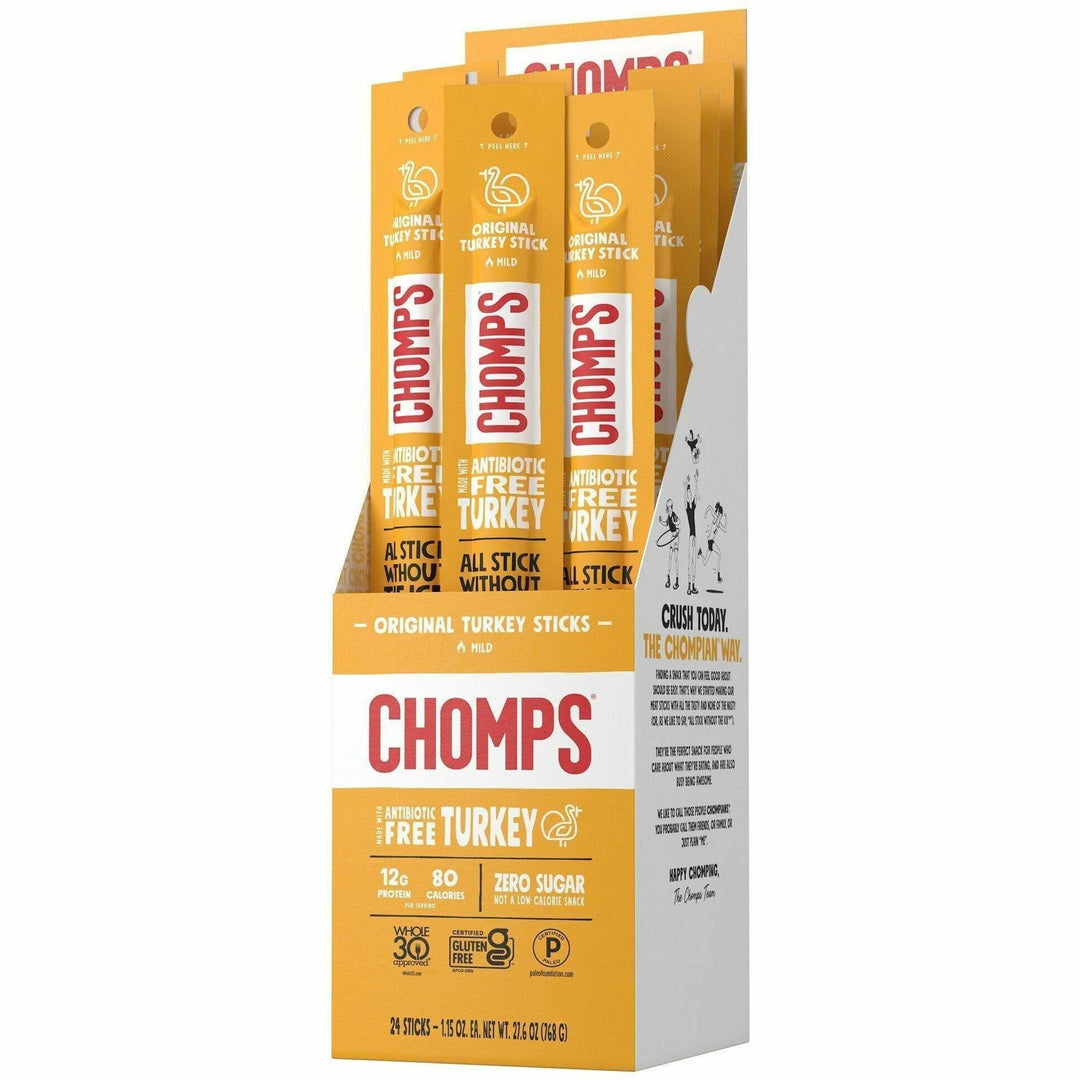 Image of We are the Chompians, LLC Turkey Jerky,Original,1.15 oz Sticks,24/PK