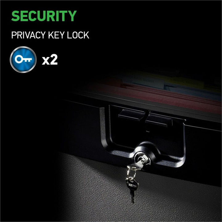Image of Sentry® Safe File Safe,Fire/Water,0.65 cu ft,15-1/2"x13-1/2"x14-3/10",BK