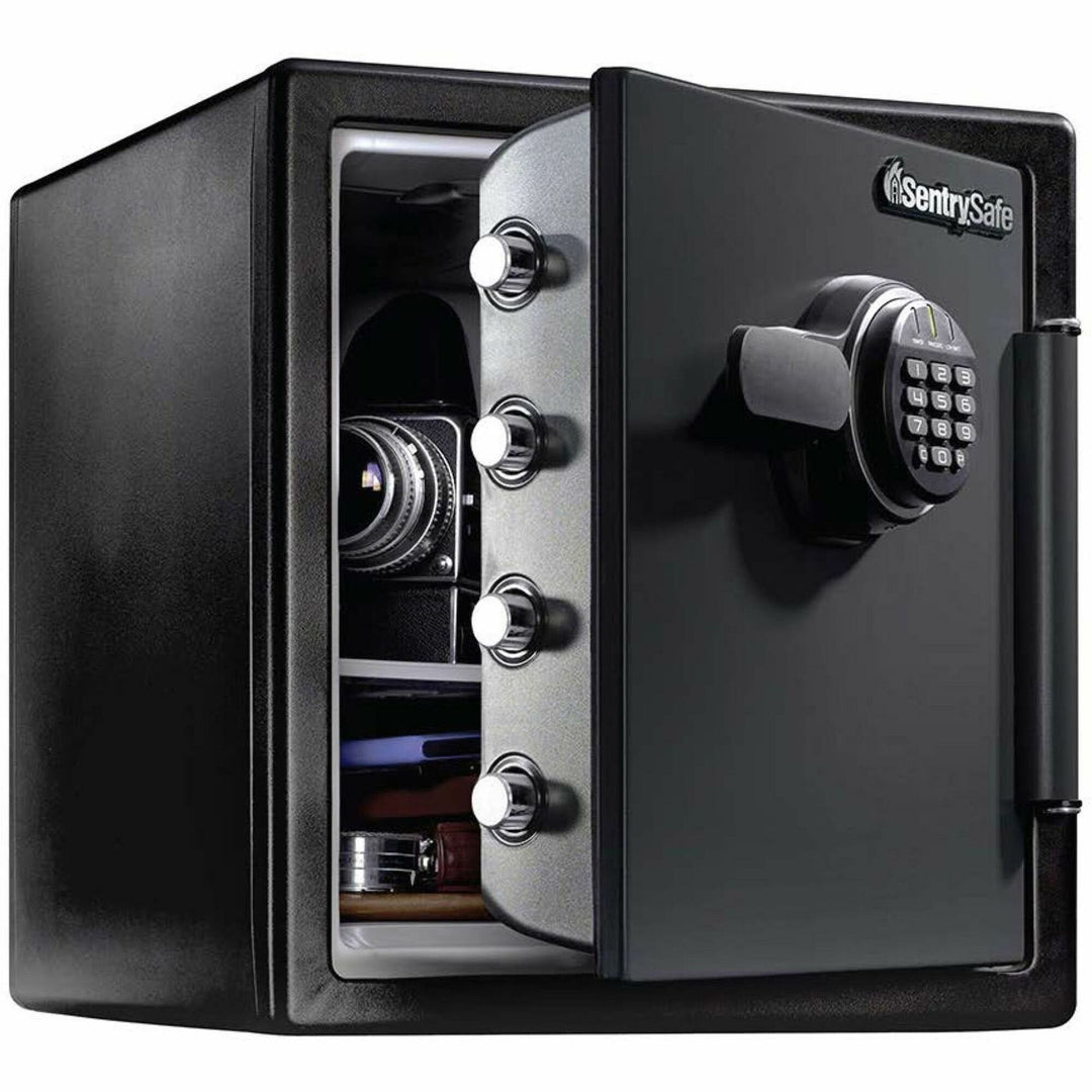 Image of Sentry® Safe Fire-Safe With Digital Keypad Access, 1.23 Cu Ft, 16.38w X 19.38d X 17.88h, Gunmetal