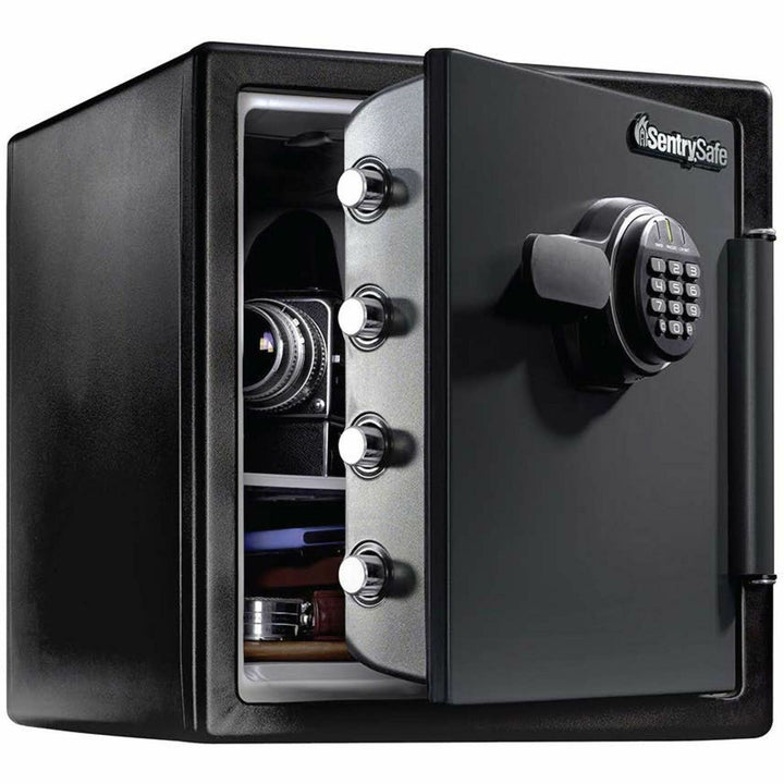 Image of Sentry® Safe Fire-Safe With Digital Keypad Access, 1.23 Cu Ft, 16.38w X 19.38d X 17.88h, Gunmetal