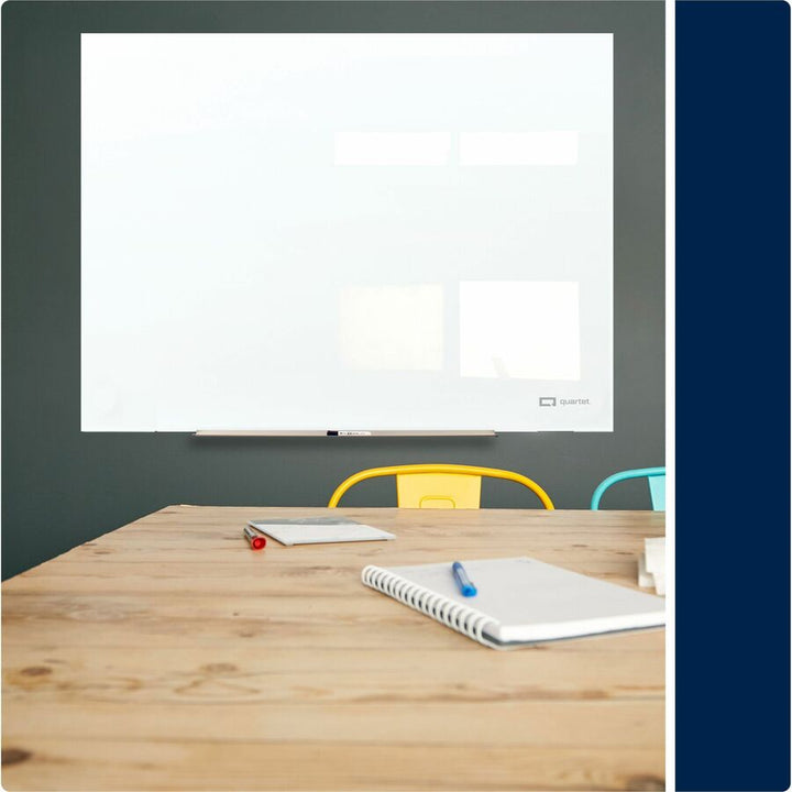 Image of Quartet® Dry-Erase Board,Magnetic,Frameless,Glass,48"x36",WE