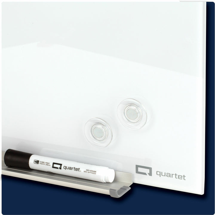 Image of Quartet® Dry-Erase Board,Magnetic,Frameless,Glass,48"x72",WE