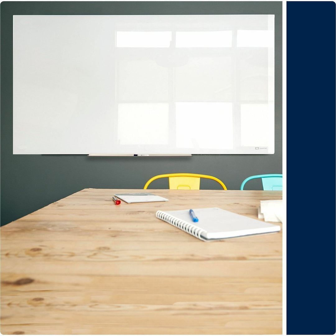 Image of Quartet® Dry-Erase Board,Magnetic,Frameless,Glass,48"x96",WE