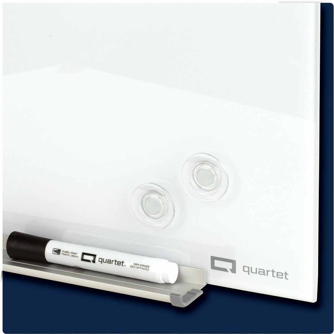 Image of Quartet® Dry-Erase Board,Magnetic,Frameless,Glass,48"x96",WE