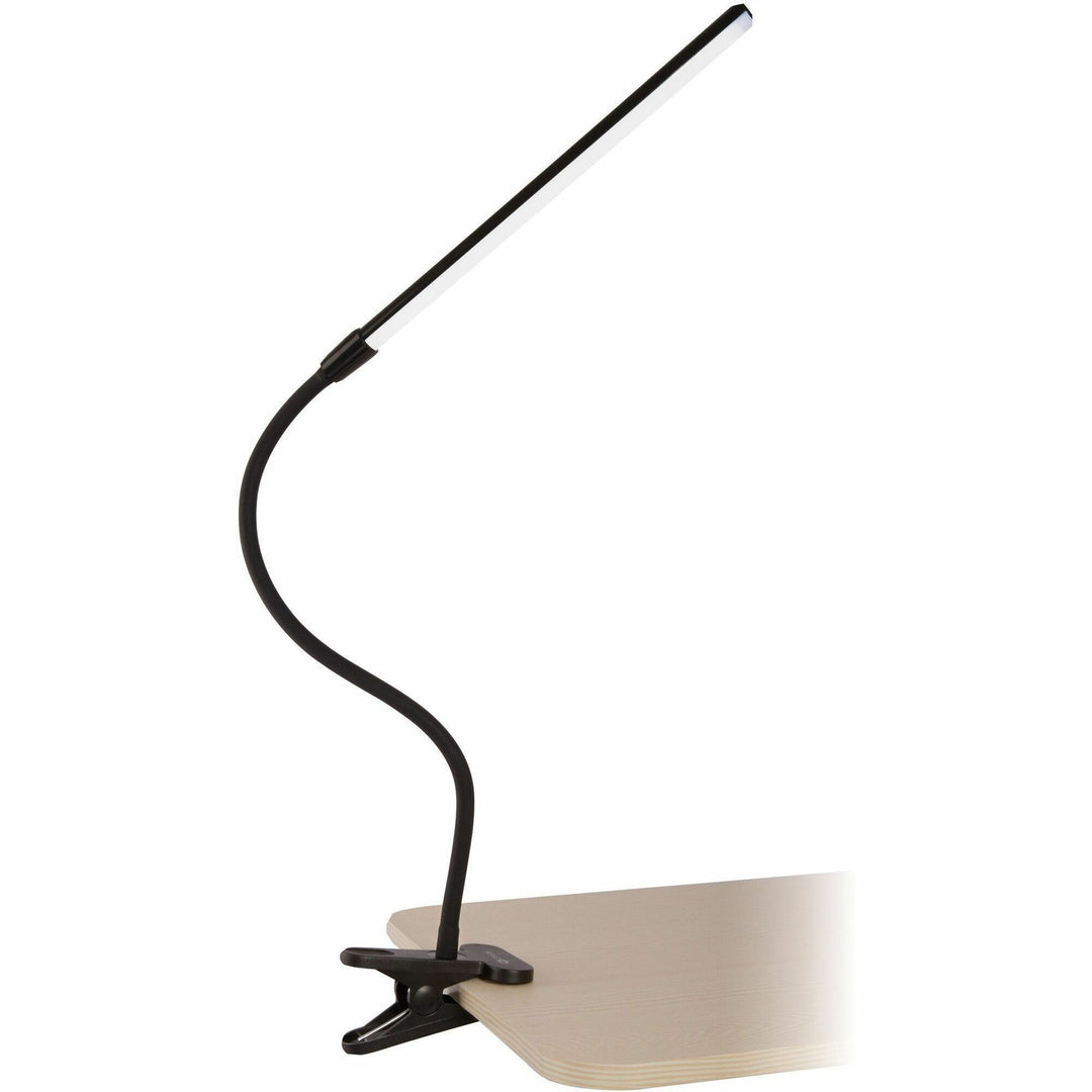 Image of OttLite® Lamp,Clip-On,ClearSun LED,Flex Neck,16-3/5"L,BK