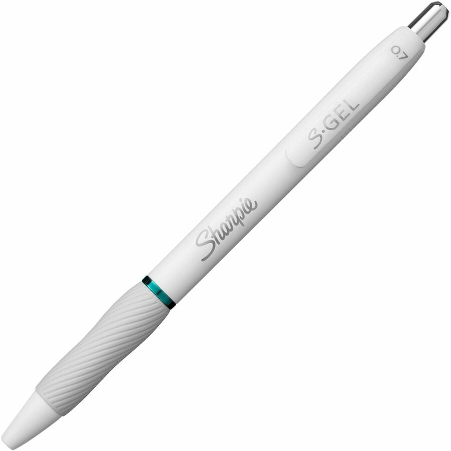 Image of Sharpie® S-Gel S-Gel Fashion Barrel Gel Pen, Retractable, Medium 0.7 mm, Assorted Ink, White Barrel, 8/Pack
