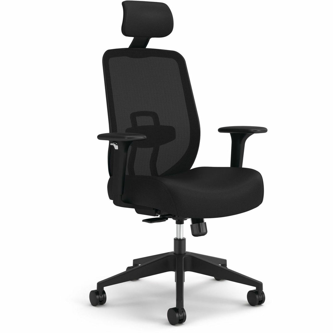 Image of HON® Altern Mesh Mid-Back Task Chair, 17.95 to 21.1 Seat Height, Black Seat, Black Back, Black Base