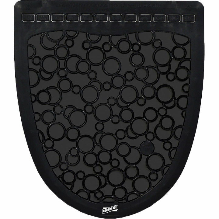 Image of Genuine Joe Urinal Mat, Deodorizing, 18.75"x20.38"x1.81", 6/CT, Black