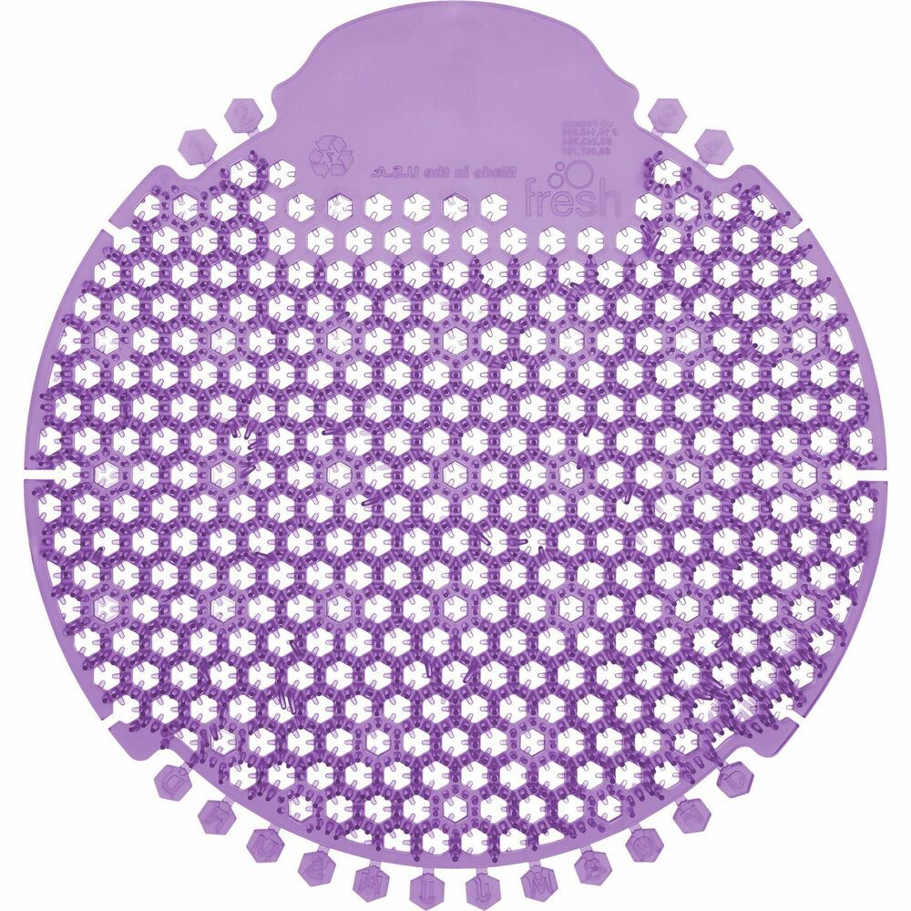 Image of Fresh Products Urinal Screens,2-Sided,60-Day,Lavender,5/BX